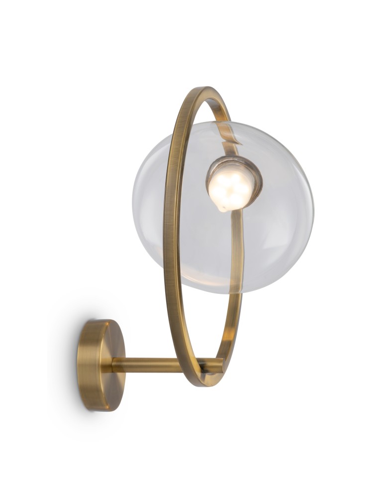 Designer wall lamps - Maytoni Lunare Designer LED wall lamp 5W 450lm 3000K Brass MOD327WL-L5BS3K1 - product kolory-swiatla.pl 5