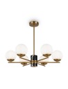 Maytoni Marble Chandelier Modern Spheres 6xE27 60W Brass MOD187PL-06BS