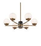 Modern chandeliers - Maytoni Marble Chandelier Modern Spheres 6xE27 60W Brass MOD187PL-06BS - product 4