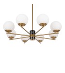 Modern chandeliers - Maytoni Marble Chandelier Modern Spheres 8xE27 60W Brass MOD187PL-08BS - product 3