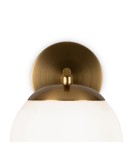 Wall lamps spheres - Maytoni Marble Wall lamp/wall lamp 1xE27 60W Brass MOD187WL-01BS - product 3