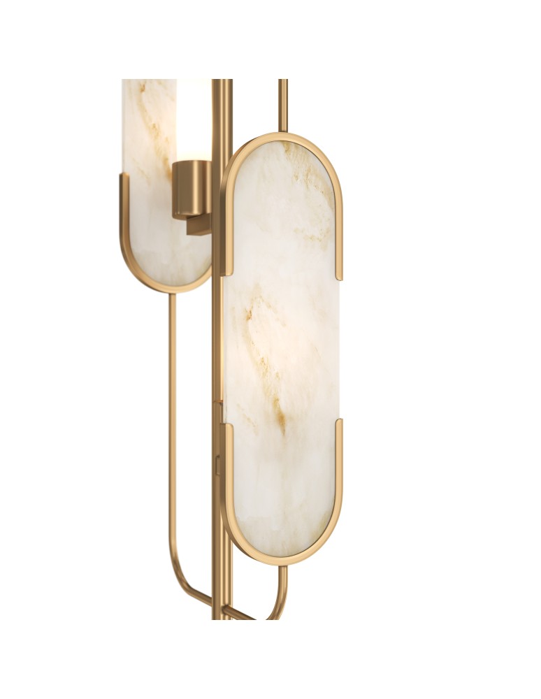 Modern floor lamps - Maytoni Marmo Floor Lamp 2xG9 40W Gold MOD099FL-02G - product kolory-swiatla.pl 4