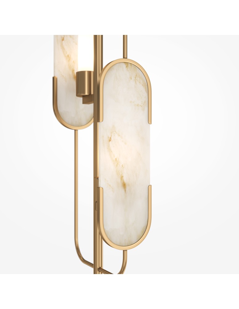 Modern floor lamps - Maytoni Marmo Floor Lamp 2xG9 40W Gold MOD099FL-02G - product kolory-swiatla.pl 5