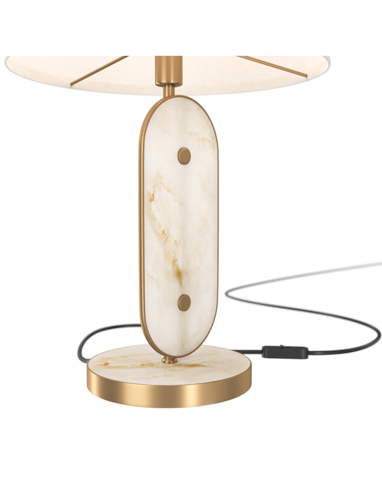 Maytoni Marmo Lampa Stołowa 1xE27 40W Złoty MOD099TL-01G