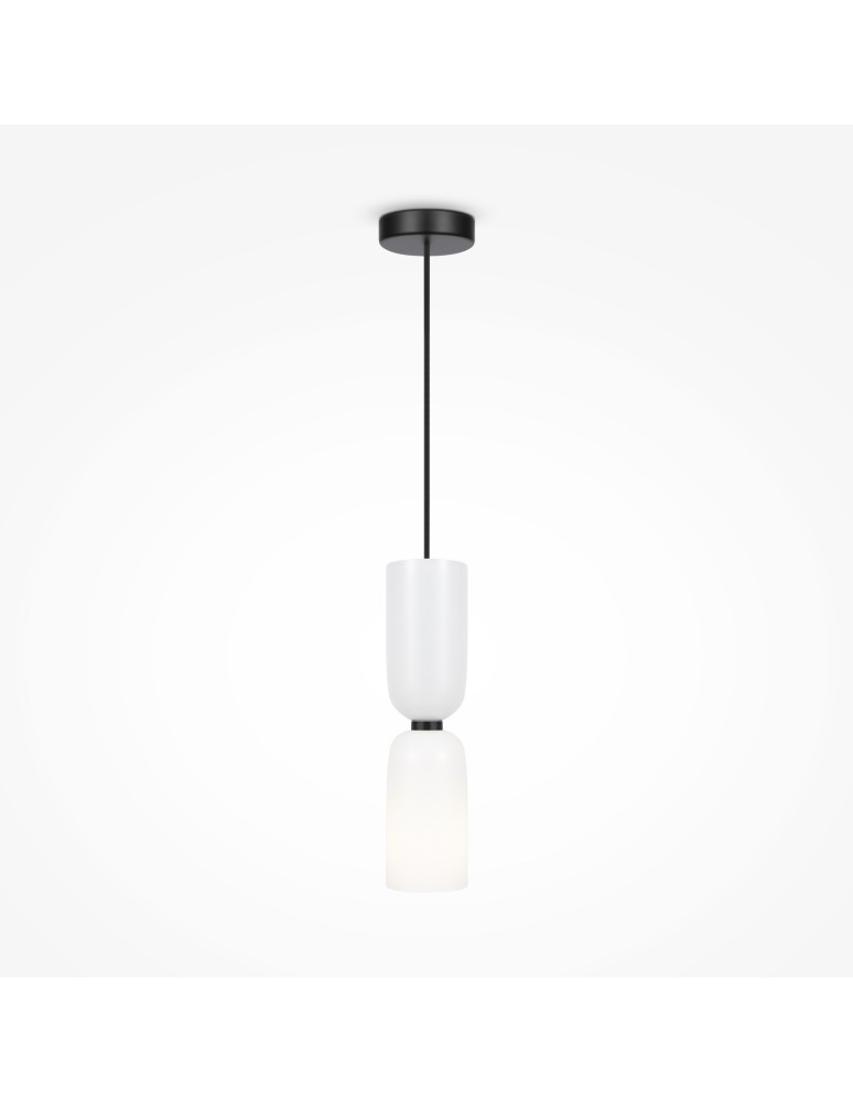 Pendant lamps - Maytoni Memory Pendant Lamp 1xE14 40W Black MOD177PL-01W - product kolory-swiatla.pl 1