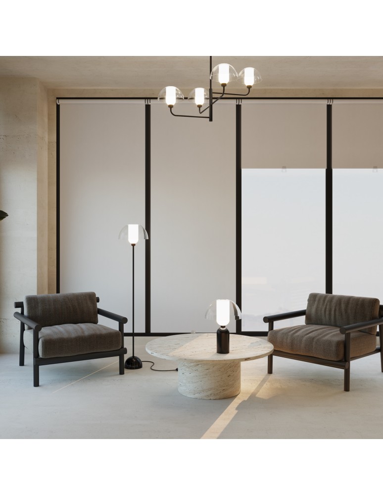 Modern floor lamps - Maytoni Memory Floor Lamp 1xE14 40W Black MOD177FL-01B - product kolory-swiatla.pl 2