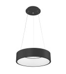 Pendant lamps circles - ITALUX Chiara Black LED Pendant 32W 1760lm 3000K 3945-832RP-BK-3 - product 1