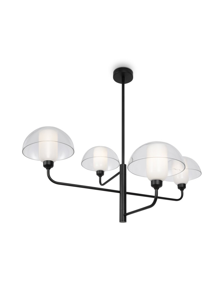 Modern chandeliers - Maytoni Memory Pendant Lamp 4xE14 40W Black MOD177PL-04B - product kolory-swiatla.pl 1