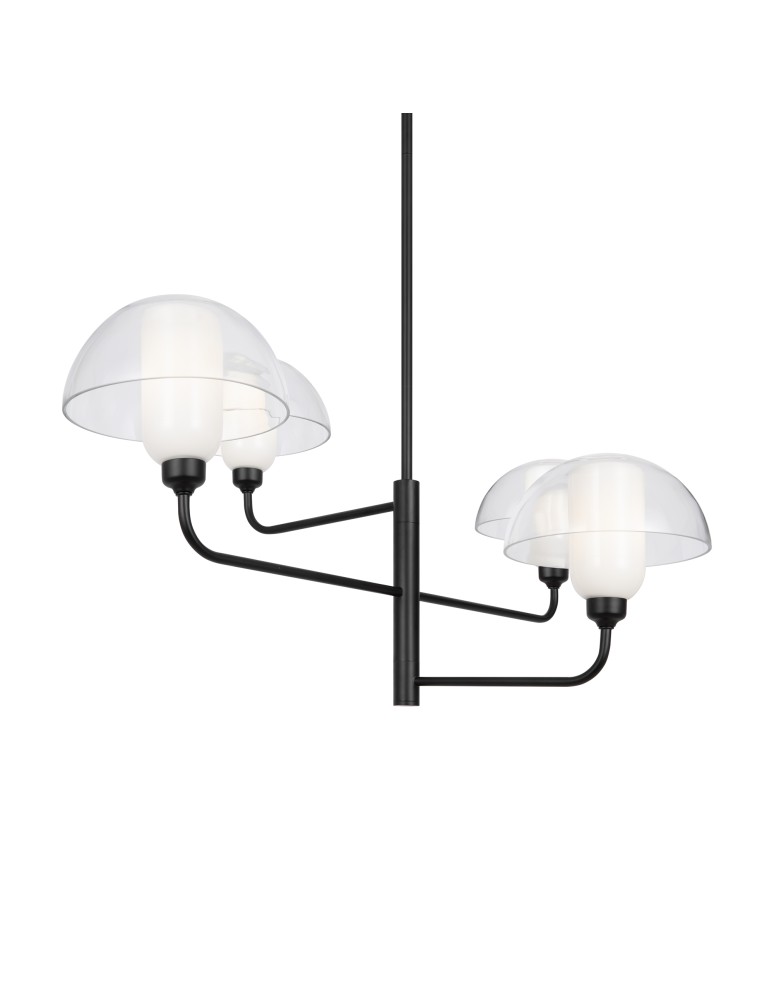 Modern chandeliers - Maytoni Memory Pendant Lamp 4xE14 40W Black MOD177PL-04B - product kolory-swiatla.pl 4