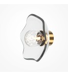 Wall lamps - Maytoni Miracle Wall lamp/wall lamp 1xG9 28W Brass MOD207WL-01BS - product 1