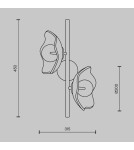 Wall lamps - Maytoni Miracle Wall lamp/wall lamp 2xG9 28W Brass MOD207WL-02BS - product 2