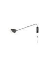 Maytoni Mollis Wall lamp/wall lamp 1xG9 7W Black MOD126WL-01B1