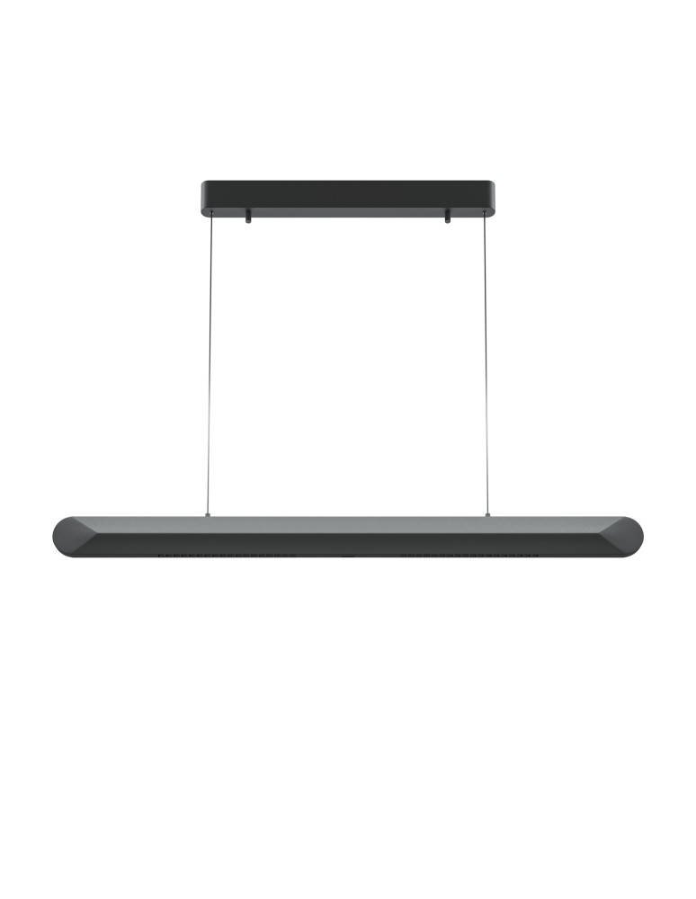 Pendant lamps - Maytoni Motion Horizontal Modern Pendant Lamp over Desk/island LED 40W 2000lm 3000K Black MOD276PL-L40B3K - product kolory-swiatla.pl 1