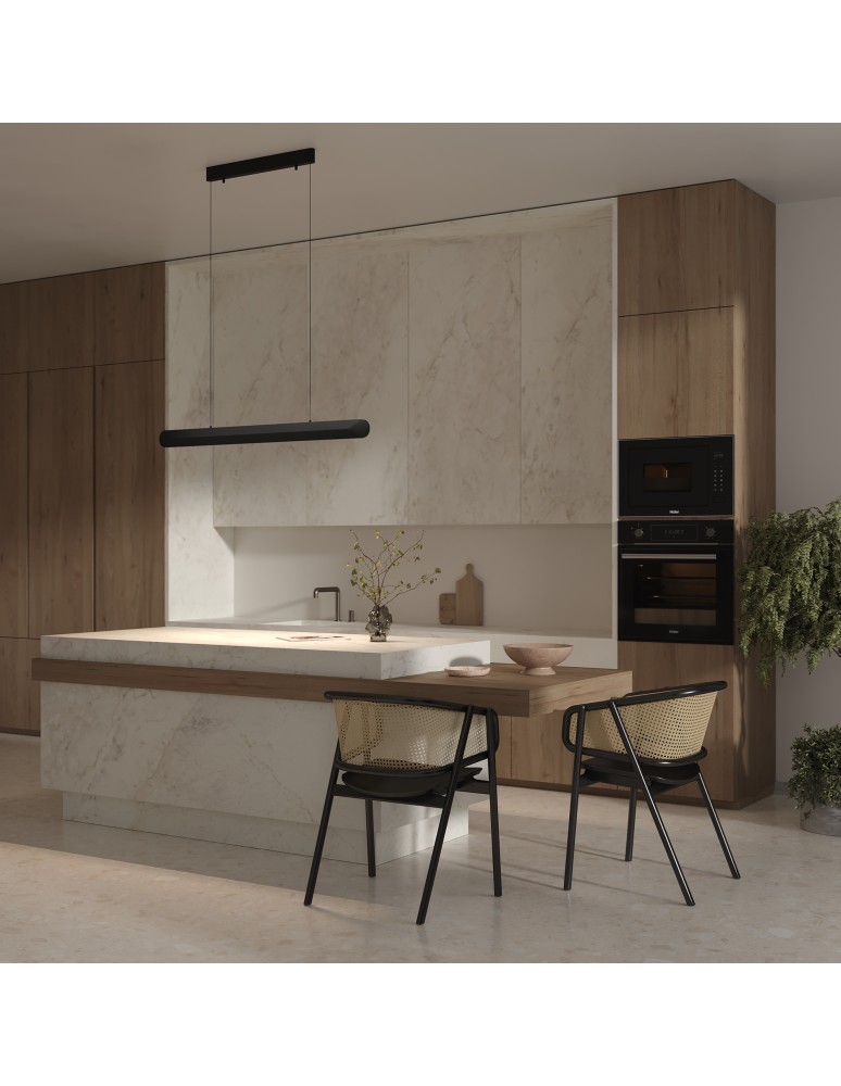 Pendant lamps - Maytoni Motion Horizontal Modern Pendant Lamp over Desk/island LED 40W 2000lm 3000K Black MOD276PL-L40B3K - product kolory-swiatla.pl 2