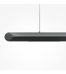 Pendant lamps - Maytoni Motion Horizontal Modern Pendant Lamp over Desk/island LED 40W 2000lm 3000K Black MOD276PL-L40B3K - product 4