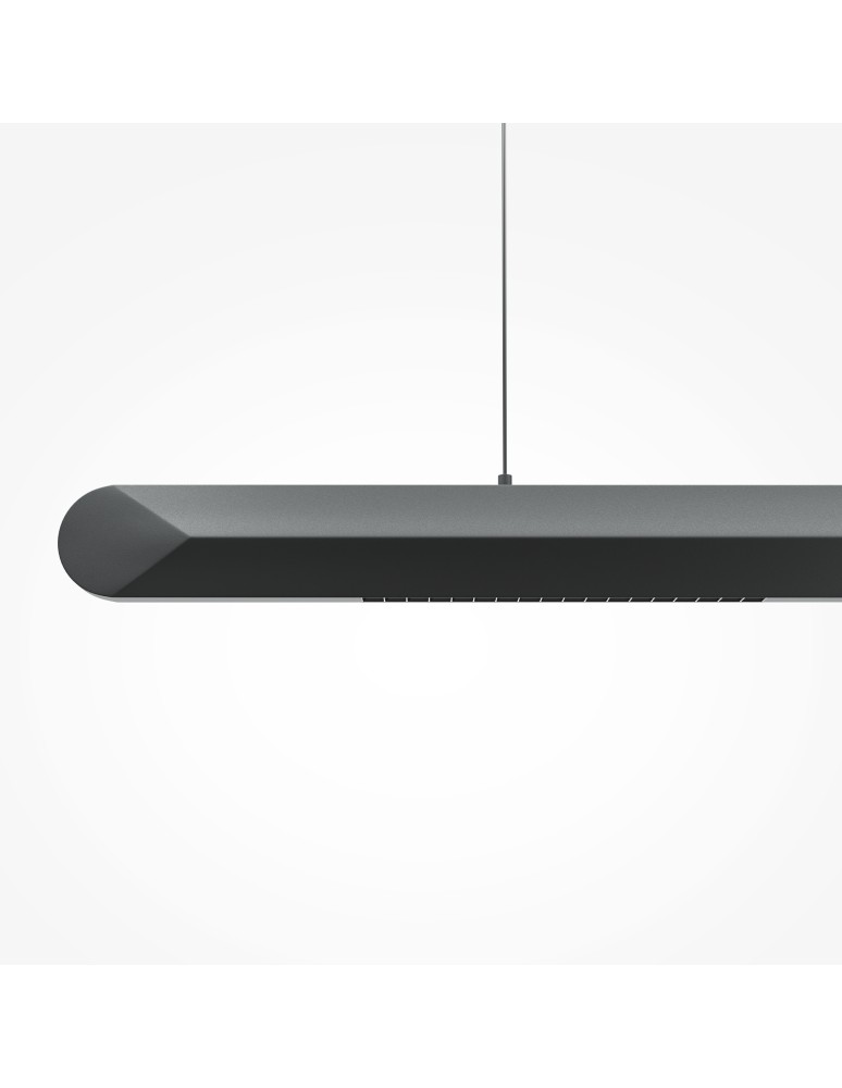 Pendant lamps - Maytoni Motion Horizontal Modern Pendant Lamp over Desk/island LED 40W 2000lm 3000K Black MOD276PL-L40B3K - product kolory-swiatla.pl 4