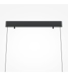 Pendant lamps - Maytoni Motion Horizontal Modern Pendant Lamp over Desk/island LED 40W 2000lm 3000K Black MOD276PL-L40B3K - product 6