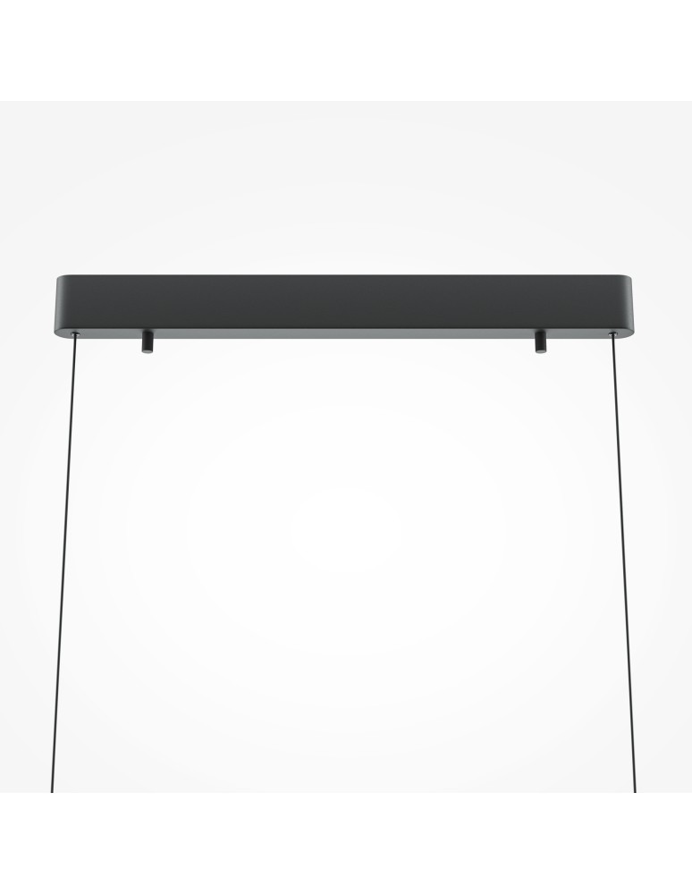 Pendant lamps - Maytoni Motion Horizontal Modern Pendant Lamp over Desk/island LED 40W 2000lm 3000K Black MOD276PL-L40B3K - product kolory-swiatla.pl 6