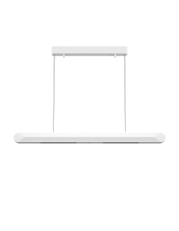 Maytoni Motion Lampa Wisząca Pozioma Nowoczesna nad Biurko/Wyspę LED 40W 2500lm 3000K Biały MOD276PL-L40W3K