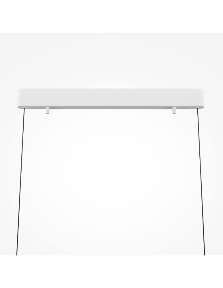 Pendant lamps - Maytoni Motion Horizontal Modern Pendant Lamp over Desk/island LED 40W 2500lm 3000K White MOD276PL-L40W3K. - product kolory-swiatla.pl 5