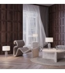 Table lamps with lampshade - Maytoni Muse Table Lamp 1xE27 60W Chrome MOD304TL-01CH - product 2