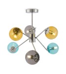 Modern chandeliers - Maytoni Nancy Modern Chandelier 6xE14 40W Chrome MOD139PL-06CH - product 1