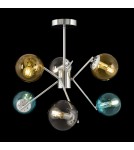 Modern chandeliers - Maytoni Nancy Modern Chandelier 6xE14 40W Chrome MOD139PL-06CH - product 3