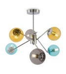 Modern chandeliers - Maytoni Nancy Modern Chandelier 6xE14 40W Chrome MOD139PL-06CH - product 5