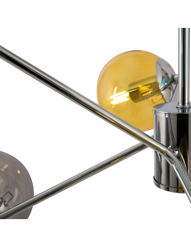 Modern chandeliers - Maytoni Nancy Modern Chandelier 6xE14 40W Chrome MOD139PL-06CH - product kolory-swiatla.pl 7