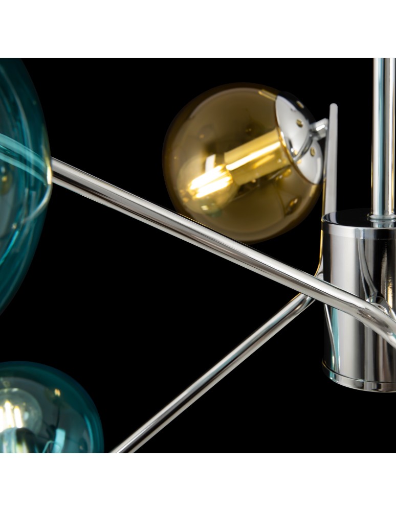 Modern chandeliers - Maytoni Nancy Modern Chandelier 6xE14 40W Chrome MOD139PL-06CH - product kolory-swiatla.pl 8