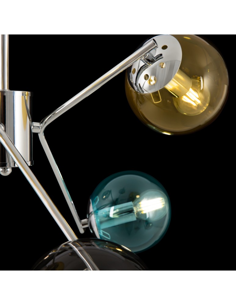 Modern chandeliers - Maytoni Nancy Modern Chandelier 6xE14 40W Chrome MOD139PL-06CH - product kolory-swiatla.pl 9