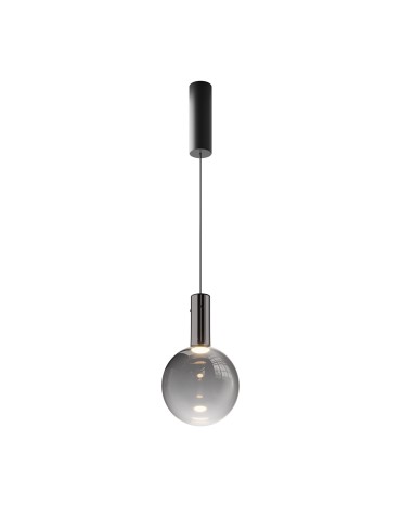 Maytoni Nebula Glass Ball LED Pendant Lamp 4W 400lm 3000K Black MOD182PL-L4B3K.