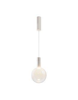 Maytoni Nebula LED Glass Ball Pendant Lamp 4W 400lm 3000K White MOD182PL-L4W3K.