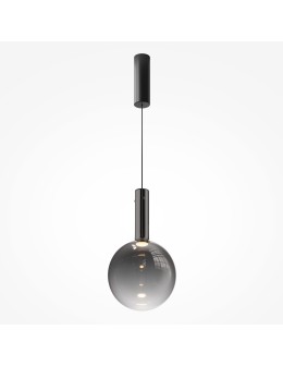 Maytoni Nebula LED 6W glass sphere pendant lamp 700lm 3000K Black MOD182PL-L6B3K.