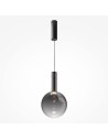View Maytoni Nebula LED 6W glass sphere pendant lamp 700lm 3000K Black MOD182PL-L6B3K.