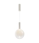 Pendant lamps - Maytoni Nebula LED Glass Ball Pendant Lamp 6W 700lm 3000K White MOD182PL-L6W3K. - product 1