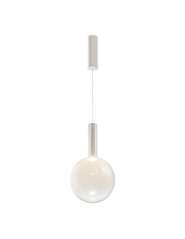 Maytoni Nebula LED Glass Ball Pendant Lamp 6W 700lm 3000K White MOD182PL-L6W3K.