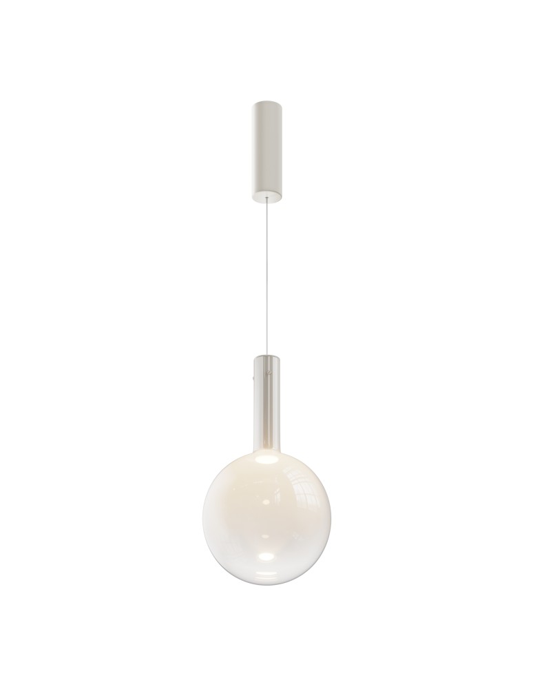 Pendant lamps - Maytoni Nebula LED Glass Ball Pendant Lamp 6W 700lm 3000K White MOD182PL-L6W3K. - product kolory-swiatla.pl 1