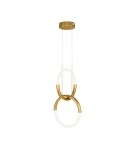 Pendant lamps - Maytoni Node Modern LED Pendant Lamp 18W 1200lm 3000K Gold MOD165PL-L18G3K. - product 1
