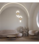 Pendant lamps - Maytoni Node Modern LED Pendant Lamp 18W 1200lm 3000K Gold MOD165PL-L18G3K. - product 2