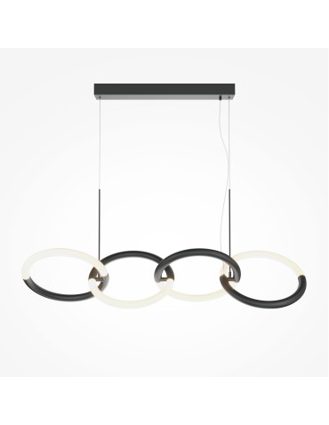 Maytoni Node Modern LED Pendant Lamp 40W 2600lm 3000K Black MOD165PL-L40B3K.