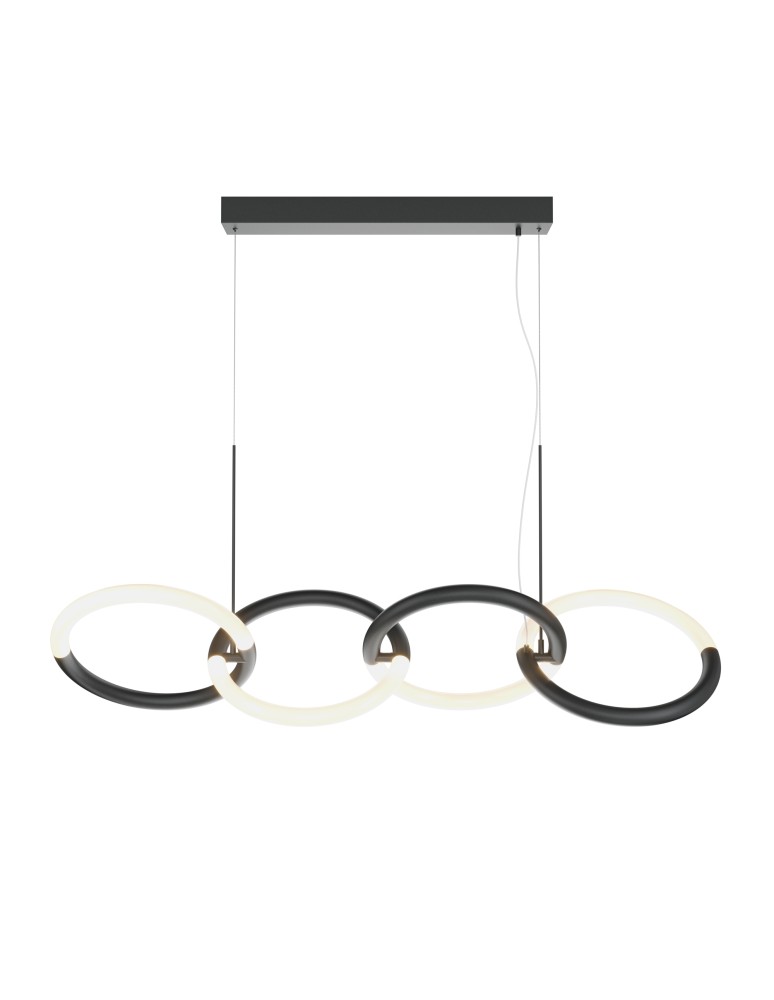Pendant lamps - Maytoni Node Modern LED Pendant Lamp 40W 2600lm 3000K Black MOD165PL-L40B3K. - product kolory-swiatla.pl 2