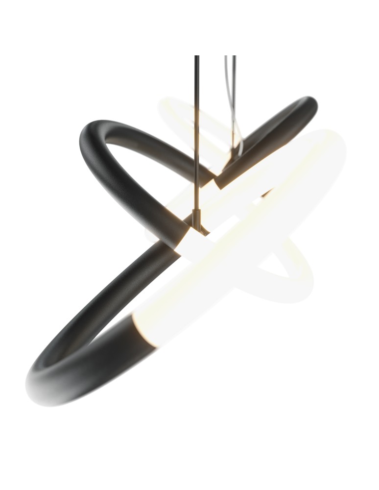 Pendant lamps - Maytoni Node Modern LED Pendant Lamp 40W 2600lm 3000K Black MOD165PL-L40B3K. - product kolory-swiatla.pl 3