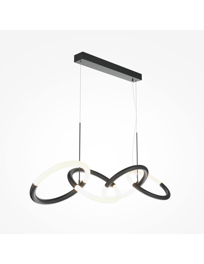 Pendant lamps - Maytoni Node Modern LED Pendant Lamp 40W 2600lm 3000K Black MOD165PL-L40B3K. - product kolory-swiatla.pl 4