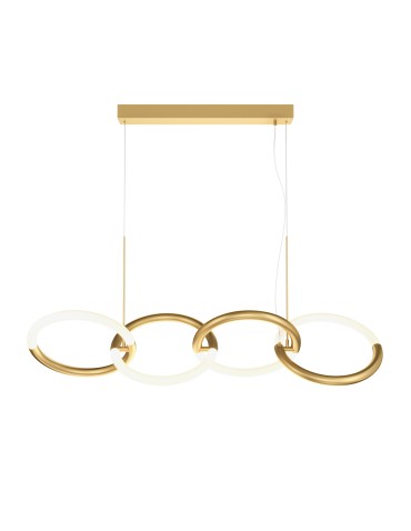 Maytoni Node Modern LED Pendant Lamp 40W 2600lm 3000K Gold MOD165PL-L40G3K.