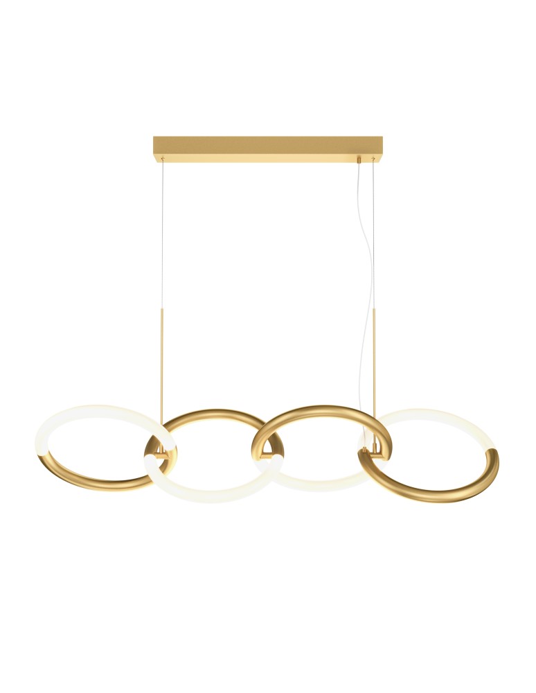 Pendant lamps over the island - Maytoni Node Modern LED Pendant Lamp 40W 2600lm 3000K Gold MOD165PL-L40G3K. - product kolory-swiatla.pl 1