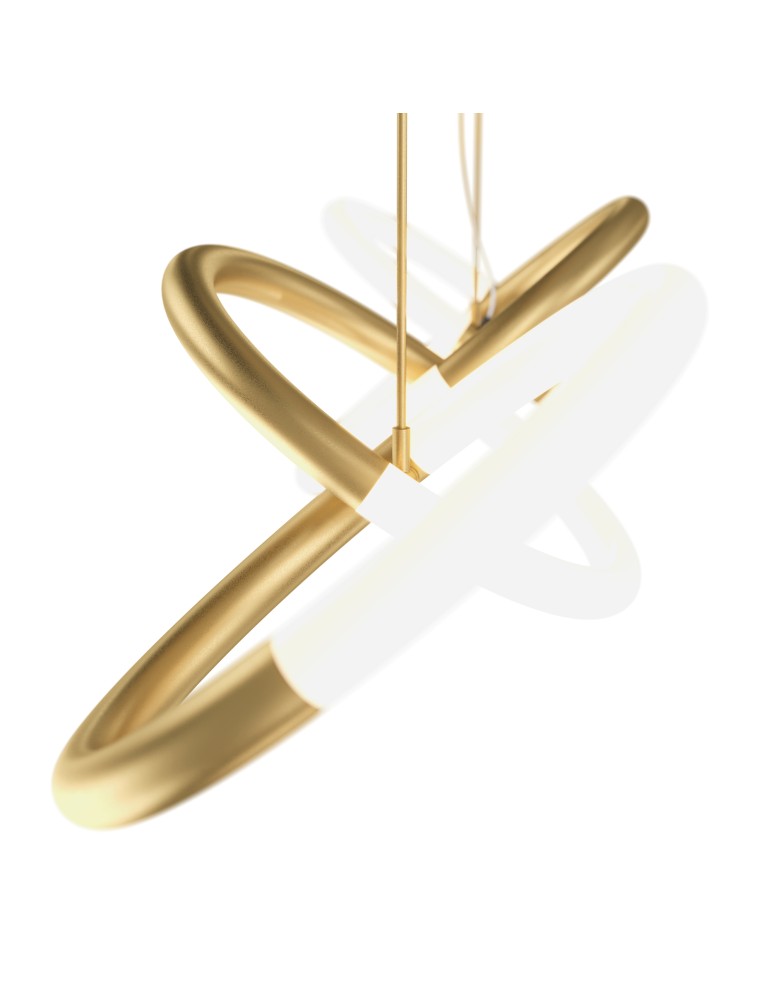 Pendant lamps over the island - Maytoni Node Modern LED Pendant Lamp 40W 2600lm 3000K Gold MOD165PL-L40G3K. - product kolory-swiatla.pl 2