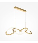 Pendant lamps over the island - Maytoni Node Modern LED Pendant Lamp 40W 2600lm 3000K Gold MOD165PL-L40G3K. - product 3
