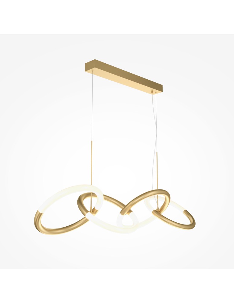 Pendant lamps over the island - Maytoni Node Modern LED Pendant Lamp 40W 2600lm 3000K Gold MOD165PL-L40G3K. - product kolory-swiatla.pl 3