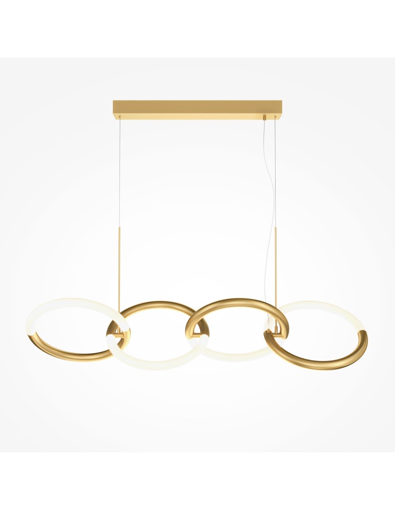Pendant lamps over the island - Maytoni Node Modern LED Pendant Lamp 40W 2600lm 3000K Gold MOD165PL-L40G3K. - product kolory-swiatla.pl 4
